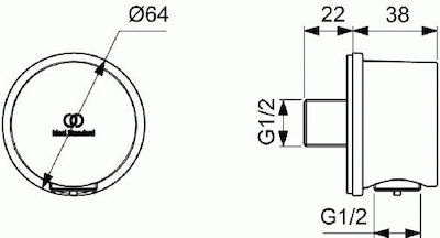 Ideal Standard Idealrain Replacement Water Supply