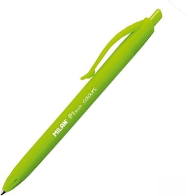 Milan Στυλό Ballpoint 0.7mm με Πράσινο Μελάνι 12τμχ P1 Touch Colours