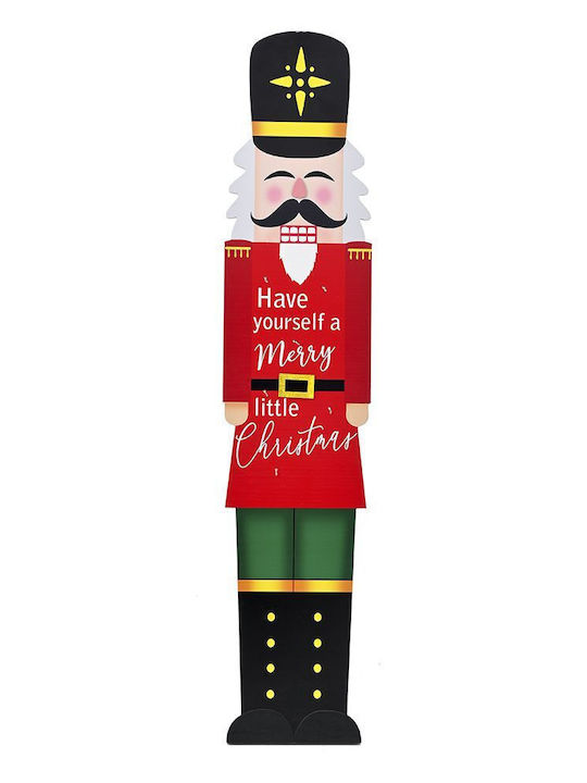 Iliadis Nutcracker de Crăciun Roșu Înălțime 120cm.