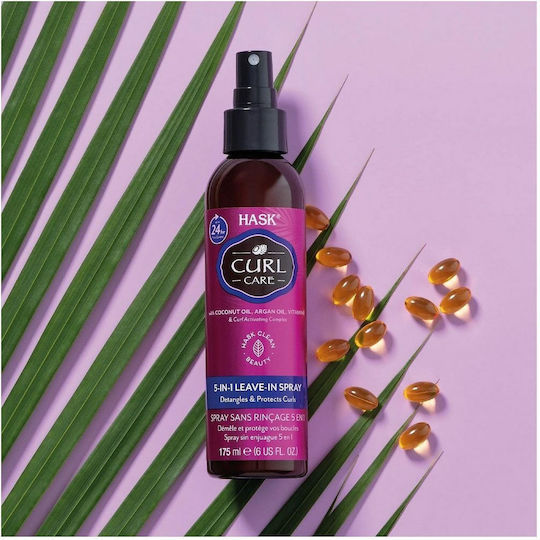 Hask Curl Care Leave In Conditioner για Σγουρά Μαλλιά 175ml