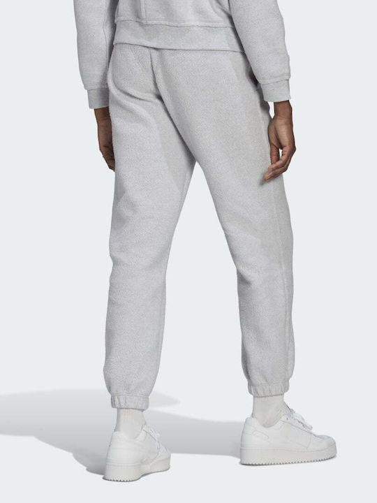 Adidas Pantaloni de trening pentru femei cu cauciuc Light Grey Heather