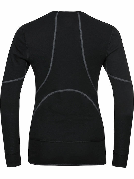 Odlo Active Xwarm Eco Bluză Termică Neagră