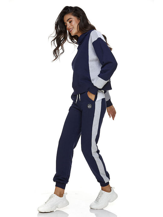 -1334 Set Women's Sweatpants Navy Blue