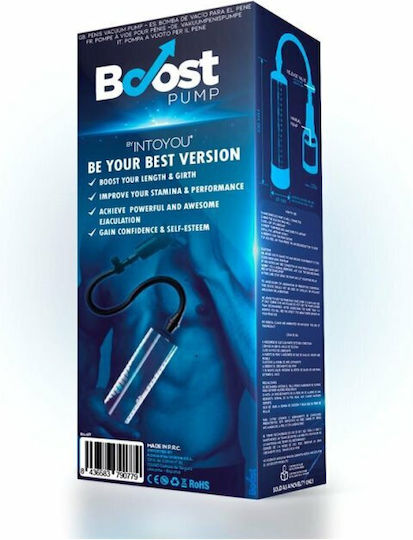 IntoYou Boost Pumps PSX02 Τρόμπα Πέους Crystal