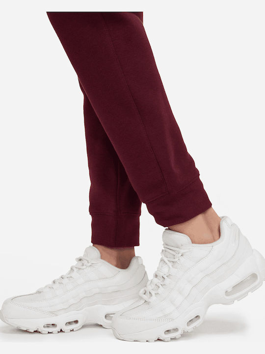 Kids Sweatpants Set Burgundy 2pcs Sportswear