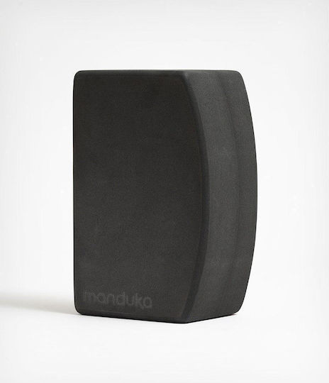 Manduka Unblok Recycled Foam Block Yogablock Donner in Schwarz Farbe