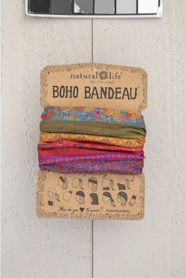 Natural Life Panglică pentru Păr Boho Bandeau Multicoloră 1buc