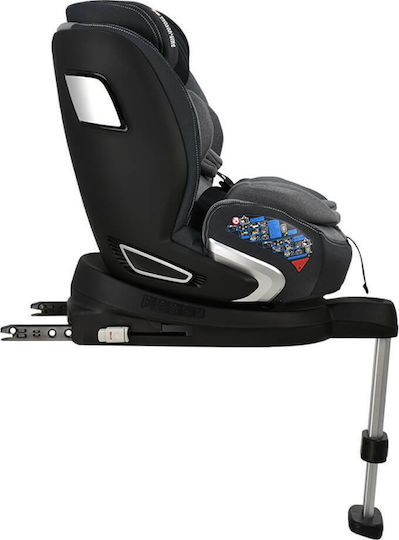 Bebe Stars Prime 360 Καθισματάκι Αυτοκινήτου με Isofix Grey 0-25 kg
