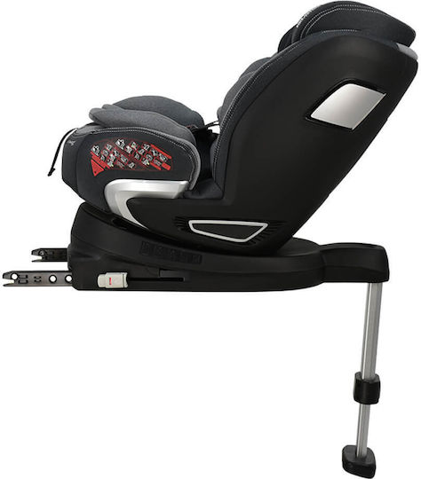 Bebe Stars Prime 360 Καθισματάκι Αυτοκινήτου με Isofix Grey 0-25 kg