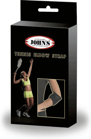 Johns 120172 Elbow Support for Epicondylitis in Black color 120172