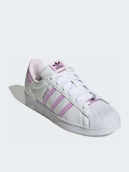 adidas Superstar Her Vegan Sneakers Cloud White / Bliss Lilac / Almost Pink  GY1900 | Skroutz.mt