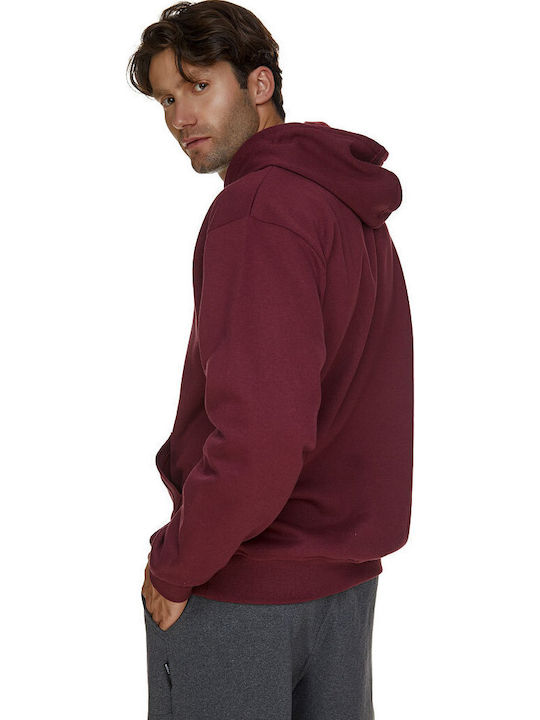Maripo Sweatshirt with Hood Burgundy