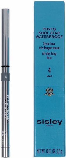 Sisley Paris Phyto-khol Star Waterproof Eye Pencil 4 Matte Graphite