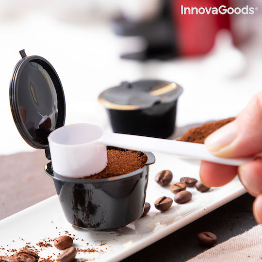 InnovaGoods Wiederbefüllbare Kapseln Redol Kompatibel mit Maschine Dolce Gusto 3Mützen