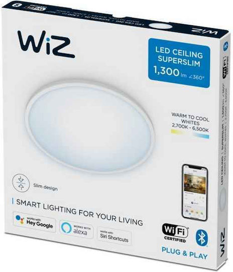Philips Στρογγυλό Εξωτερικό LED Panel 14W με Ρυθμιζόμενο Λευκό Φως