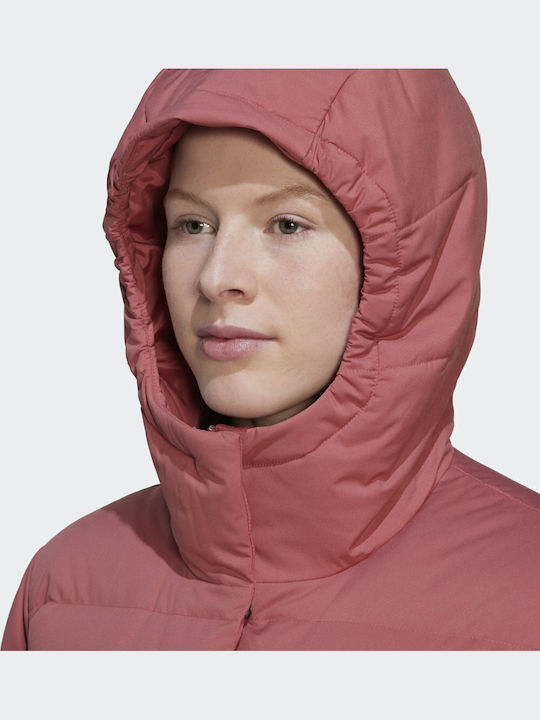 Helionic Scurtă Jachetă de femei Puffer Roșu