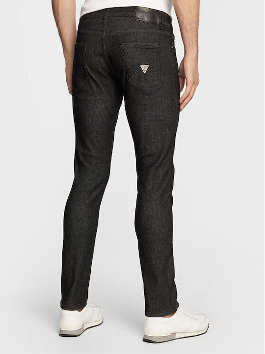 Guess Pantaloni de Bărbați din Jean în Croială Skinny Gri