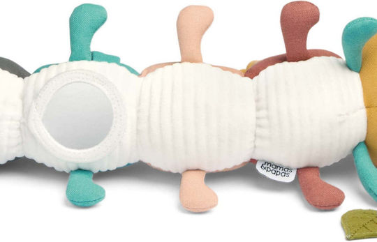 Mamas & Papas Animal Grateful Garden Caterpillar made of Fabric with Sounds for 0++ Months