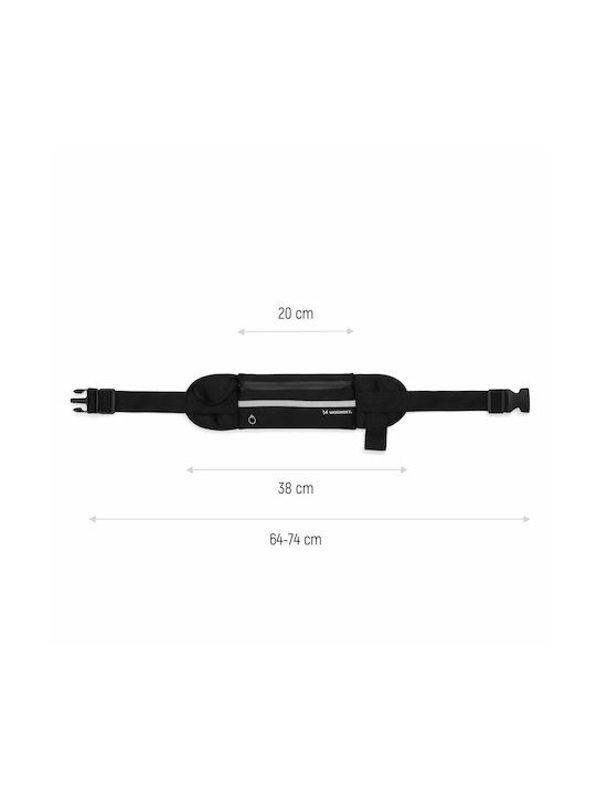 Wozinsky Expandable Belt Γυναικείο Τσαντάκι Μέσης για Τρέξιμο Πορτοκαλί