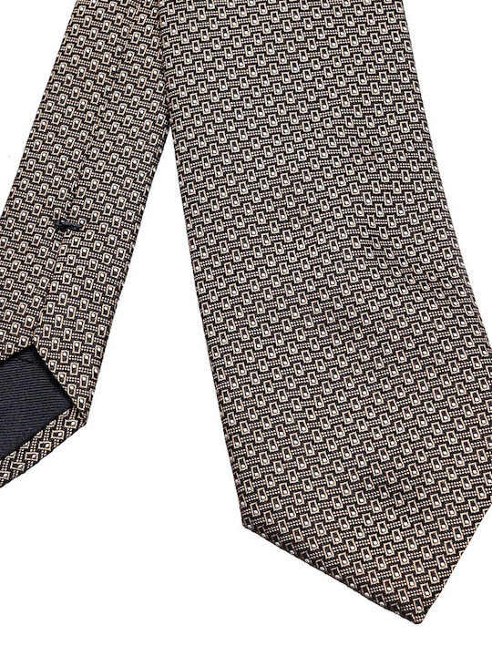 Hugo Boss Men's Tie Printed In Beige Colour