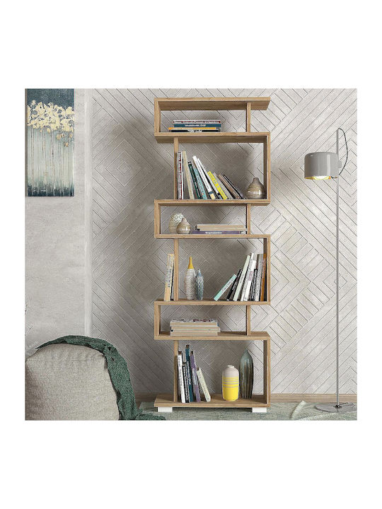 Bibliotecă Osmond Natural 60x20x157cm