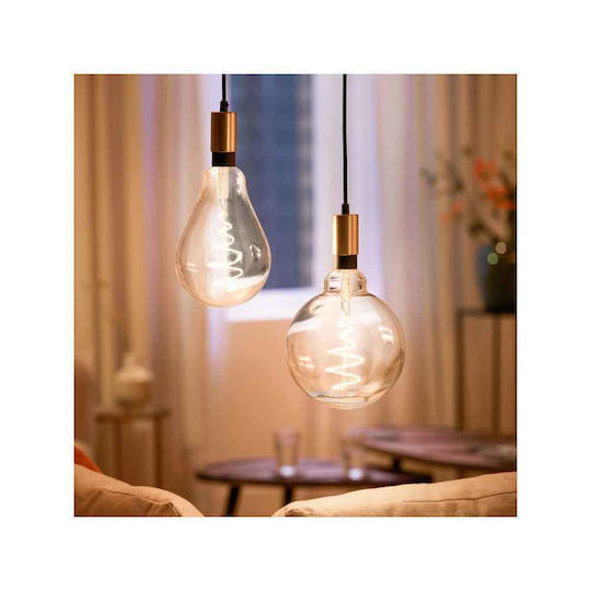 WiZ Смарт крушка LED 40W за фасунга E27 и форма G200 Студено бяло 470лм Димируем