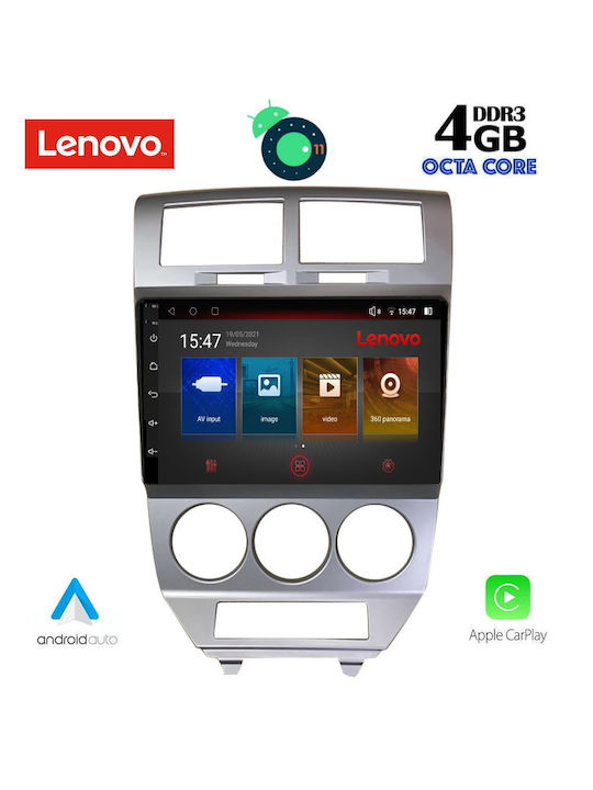Lenovo Sistem Audio Auto Dodge Calibru 2006-2012 (Bluetooth/USB/AUX/WiFi/GPS/Apple-Carplay/Partitură) cu Ecran Tactil 10.1"
