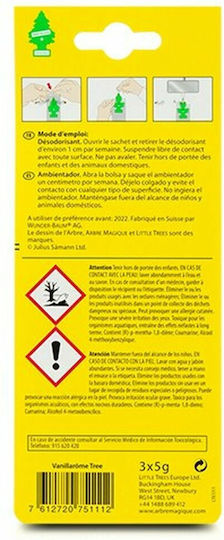 Arbre Magique Cartelă Aromatică Agățătoare Mașină PER90517 Vanilie 3buc