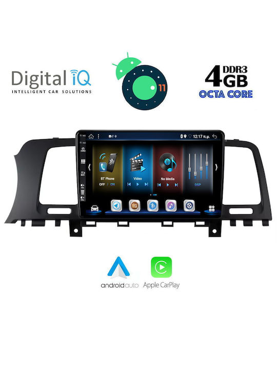 Digital IQ Car-Audiosystem für Nissan Murano / Micra Murano 2007-2014 (Bluetooth/USB/AUX/WiFi/GPS/Apple-Carplay) mit Touchscreen 9"