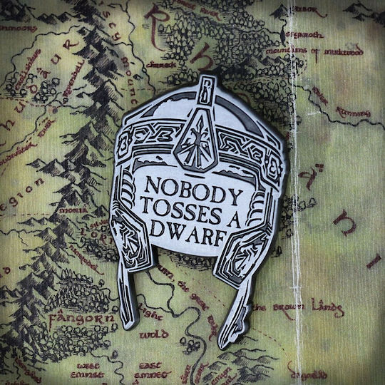 FaNaTtik Abzeichen Gimlis Helm Pin Der Herr der Ringe 1τμχ
