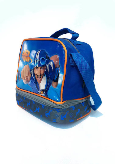 Gim Lazy Town School Hand Lunch Bag Blue