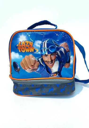 Gim Lazy Town School Hand Lunch Bag Blue