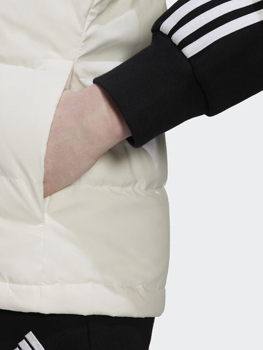 Performance Women's Short Puffer Jacket for Winter White