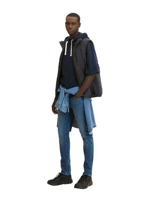 Piers Men's Jeans Pants with Slim Fit Blue