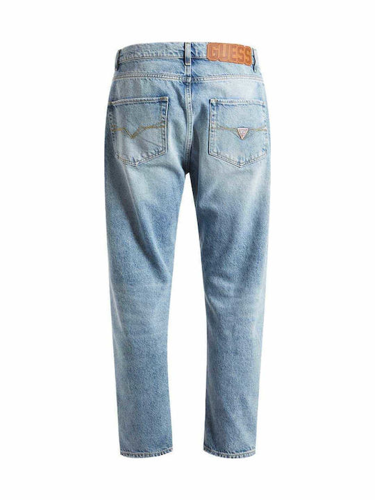Ανδρικό Παντελόνι Τζιν με Relaxed Tapered Εφαρμογή Γαλάζιο