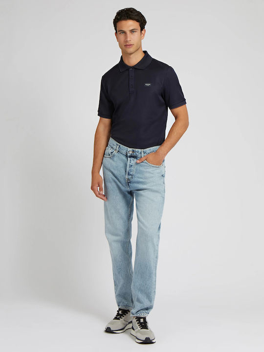 Ανδρικό Παντελόνι Τζιν με Relaxed Tapered Εφαρμογή Γαλάζιο