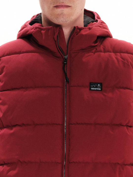 Безръкавно Мъжко Puffer Яке Червено