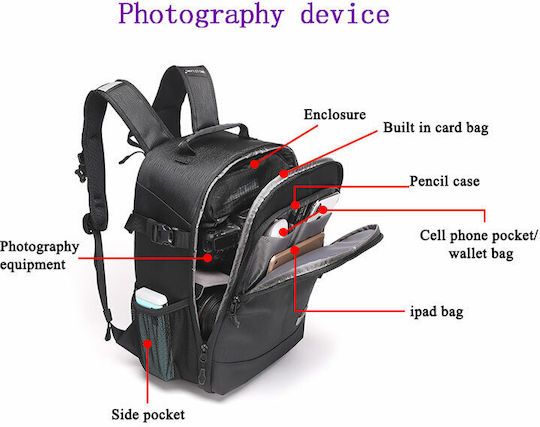 DIAT 150 Black Camera Backpack