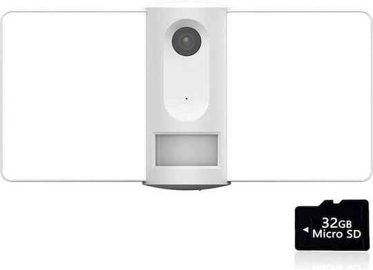 Laxihub F1-32 IP Κάμερα Παρακολούθησης Wi-Fi HD 720P Αδιάβροχη με Αμφίδρομη Επικοινωνία