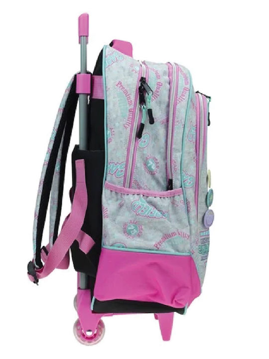 Back Me Up School Bag Trolley Elementary, Elementary Gray with Water Bottle Holder 27Liters