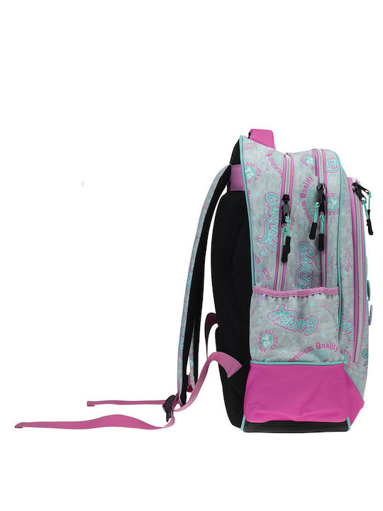 Maui & Sons Garfield School Bag Backpack Elementary, Elementary Multicolour with Water Bottle Holder 27Liters