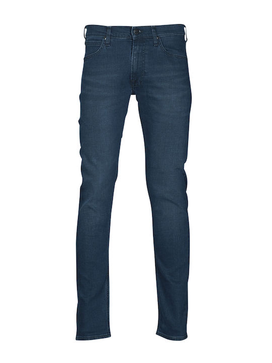 Luke Ανδρικό Παντελόνι Τζιν Ελαστικό με Skinny Tapered Εφαρμογή Μπλε