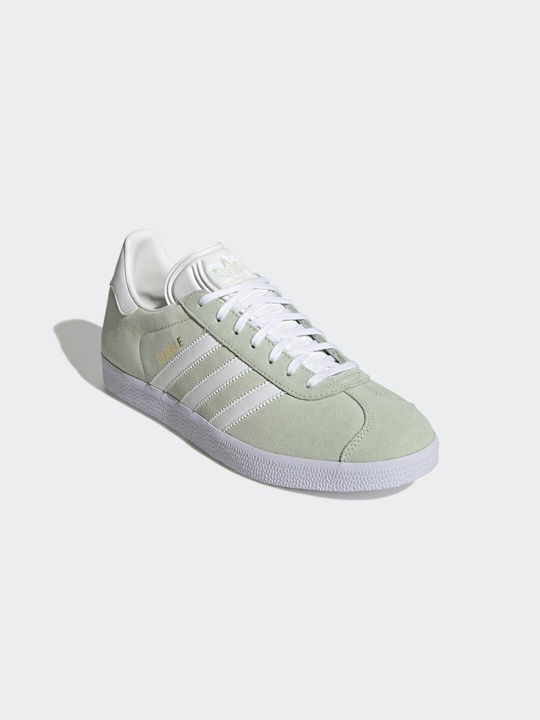 Adidas Gazelle Sneakers Linen Green / Cloud White / Gold Metallic