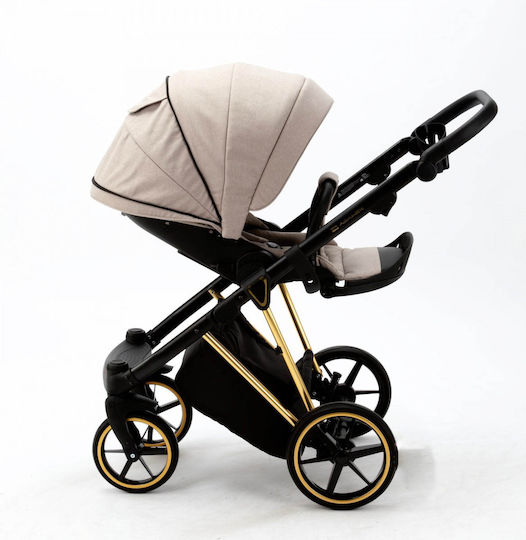 Adamex Belissa 3 in 1 Бебешка количка 3 в 1 Бежов 10.1кг