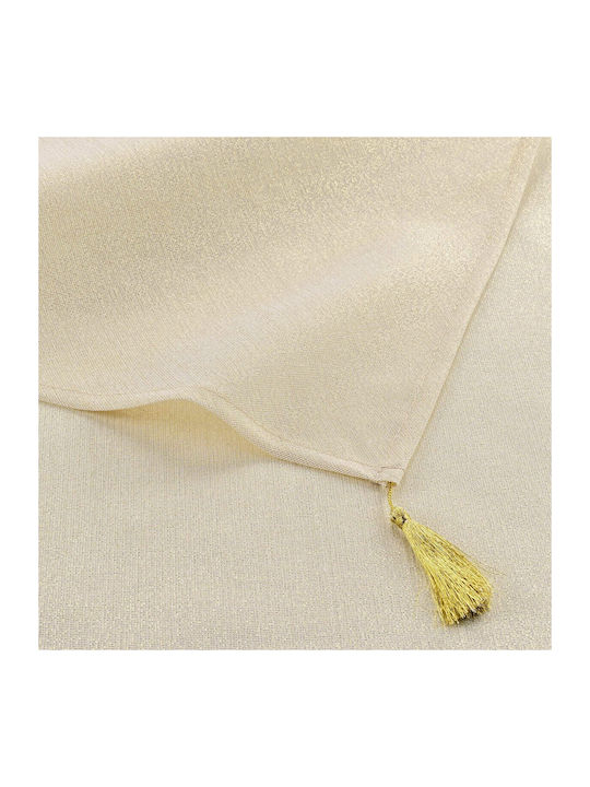 Douceur d'Intérieur Runner Linen Silvery Gold 40x140cm