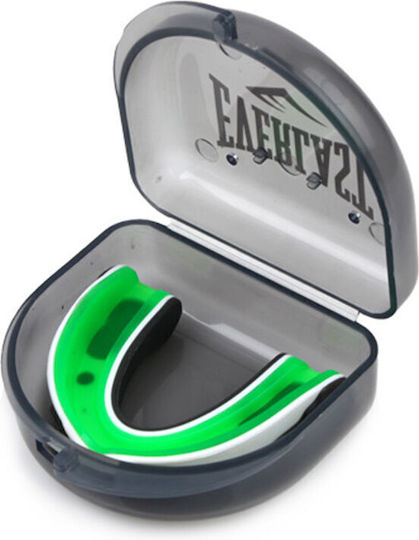 Everlast Evergel Protecție bucală Senior Verde cu husă