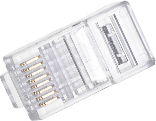 Unitek Щепсел RJ-45 мъжки 100бр Прозрачен (Y-OT19TP)