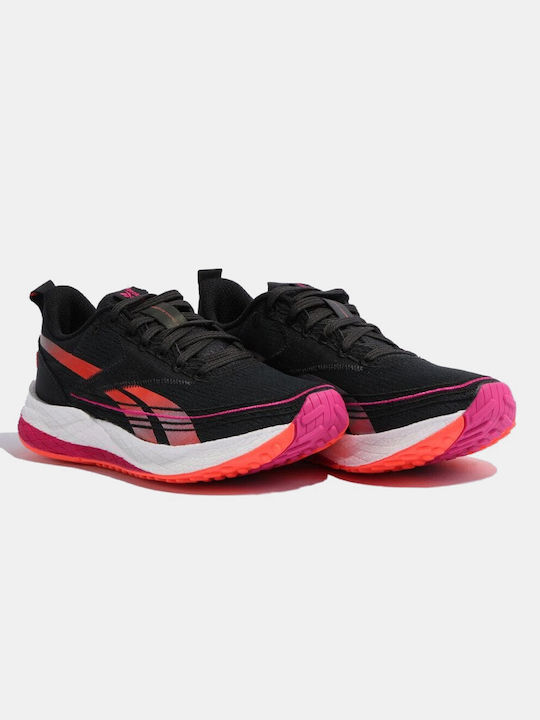 Reebok Floatride Energy 4 Γυναικεία Αθλητικά Παπούτσια Running Core Black / Proud Pink / Orange Flare