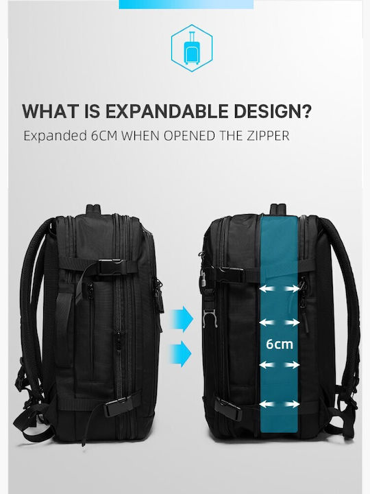 Bange Backpack Αδιάβροχο 45lt Μαύρο