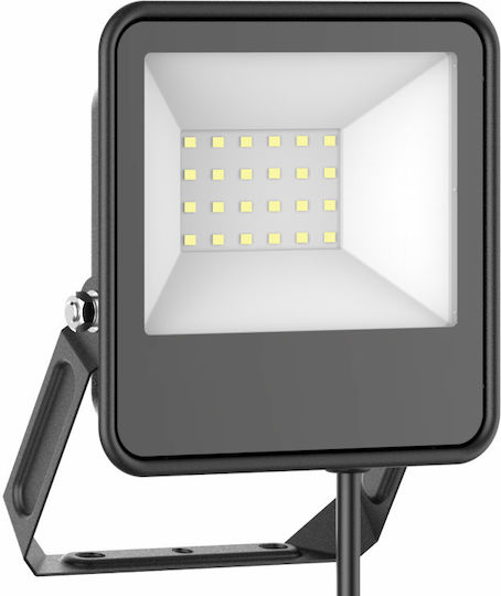 Elvhx Waterproof LED Floodlight 30W Natural White 4000K IP65